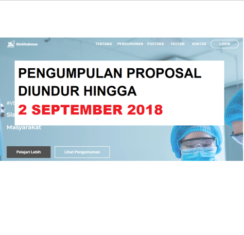 Pengumpulan Proposal Riset Dikti diundur Hingga 2 September 2018